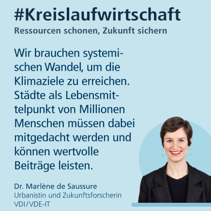 Themenwochen Kreislaufwirtschaft - Marlène de Saussure