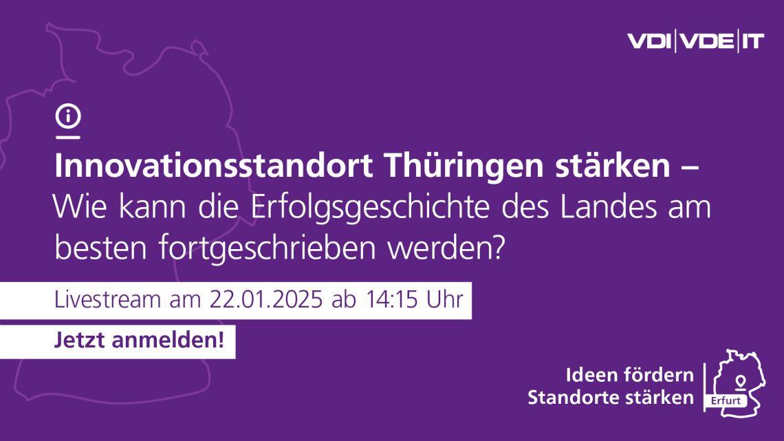 Livestream-Ankündigung für den 22. Januar 2025