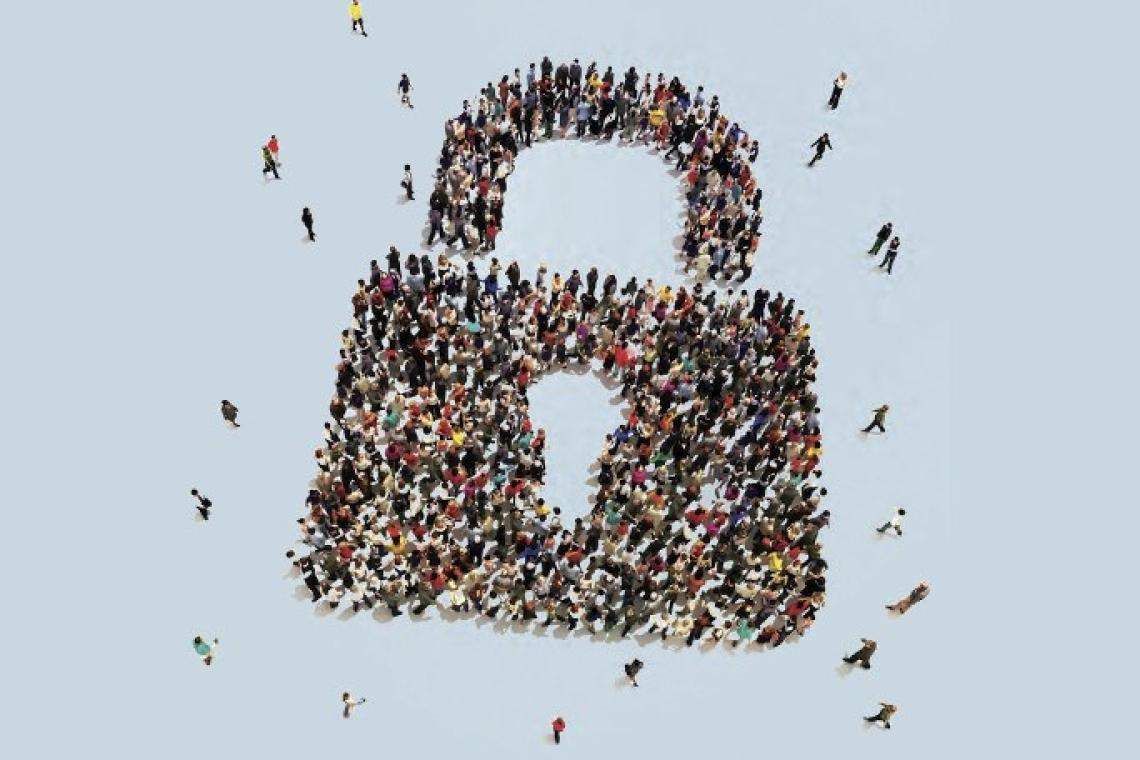 Schloss aus Menschen