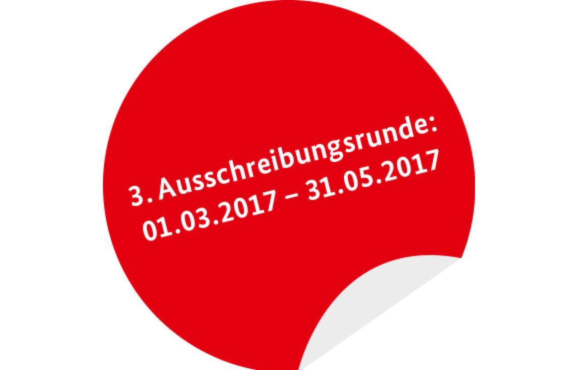 STEP up! - 3. Ausschreibungsrunde