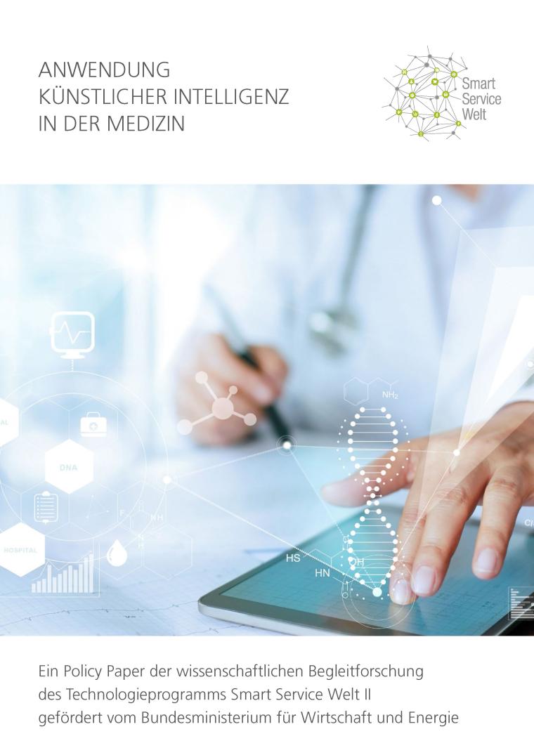 Anwendung Knstlicher Intelligenz in der Medizin | VDI/VDE Innovation +  Technik GmbH: Projekttrger und Dienstleister fr Innovationen
