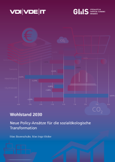 Wohlstand 2030: Neue Policy-Ansätze für die sozialökologische Transformation. Coverbild.