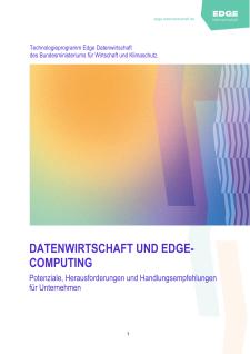 Cover Datenwirtschaft und Edge-Comuting