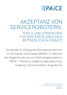 Cover Akzeptanz von Servicerobotern