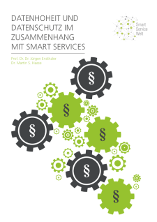 Cover Datenhohheit und Datenschutz im Zusammenhang mit Smart Services