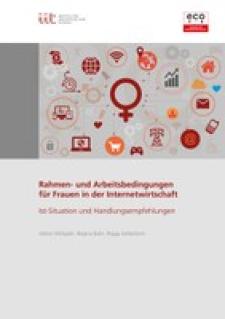 Cover Rahmen- und Arbeitsbedingungen für  Frauen in der Internetwirtschaft