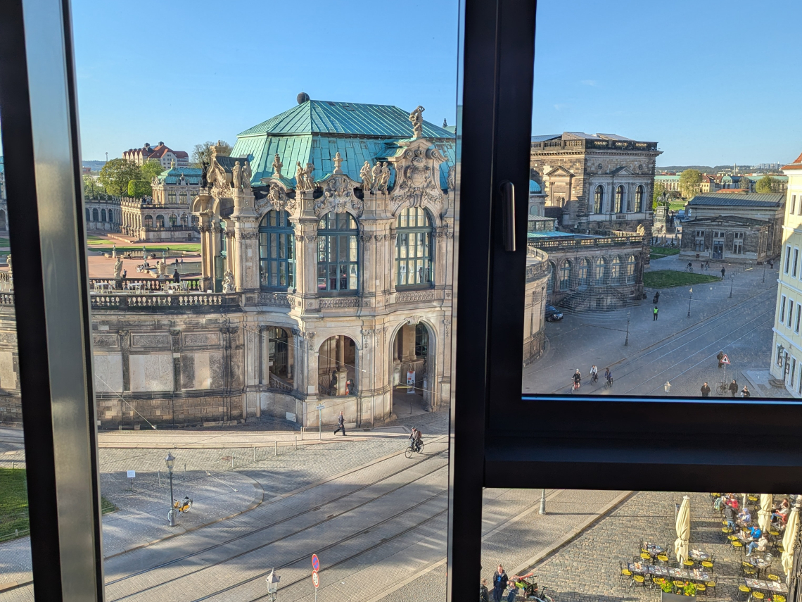 Blick auf den Zwinger Dresden