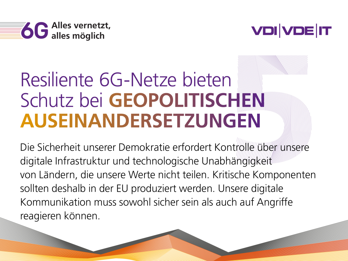 Resiliente 6G-Netze bieten Schutz bei geopolitischen Auseinandersetzung