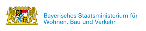 Logo Bayerisches Staatsministerium für Wohnen, Bau und Verkehr