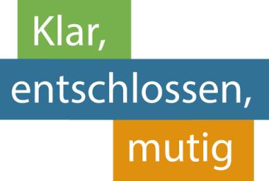 Klar - entschlossen - mutig