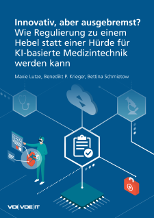 Innovativ, aber ausgebremst? Wie Regulierung zu einem Hebel statt einer Hürde für KI-basierte Medizintechnik werden kann. Titelbild
