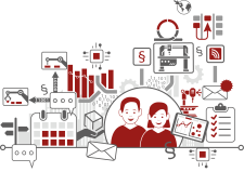 Keyvisual Digitalisierung souverän gestalten II (2021)